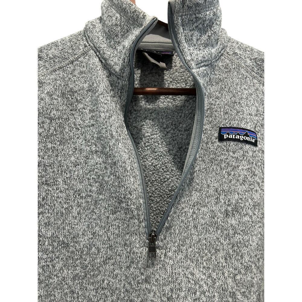 Patagonia Women’s Better Sweater 1/4 Zip Gray Size S Outdoor Pullover - Picture 4 of 8